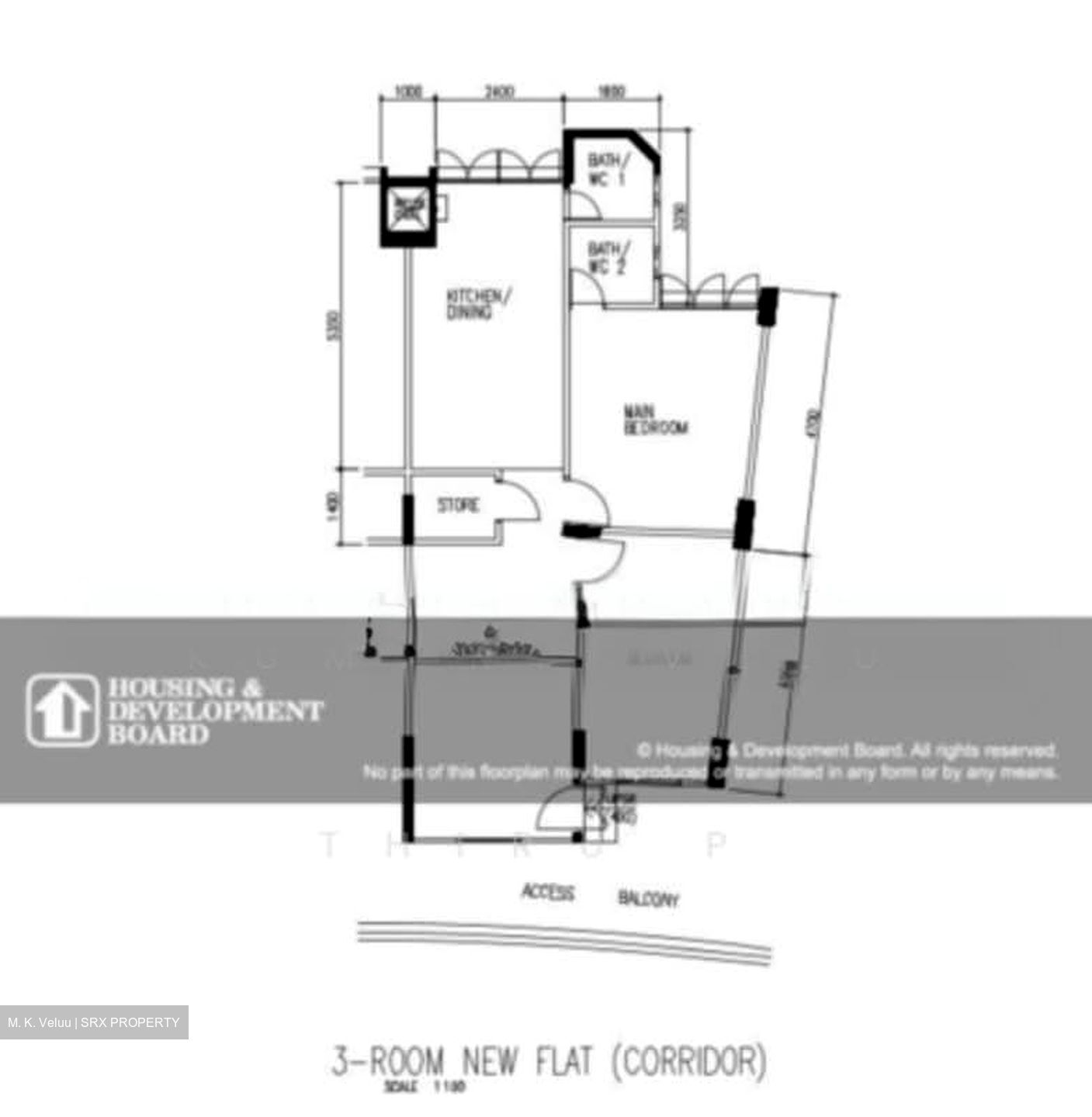 Blk 261 Jurong East Street 24 (Jurong East), HDB 3 Rooms #589906661